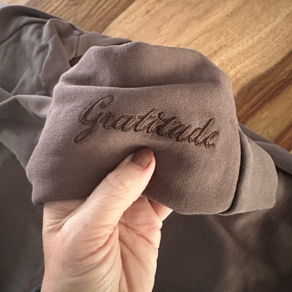 Oraki oversized crewneck chocolat - Picture 2 of 3